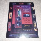 Legacy SPeaker Ad from 1996,entire line!