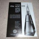 MBL 111 German Speaker Ad, 1996, exotic! Rare!