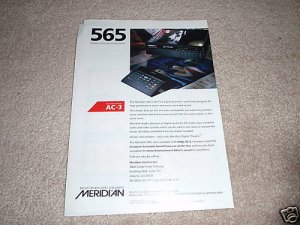 Meridian 565 Sound Processor Ad from 1996,AC-3