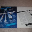 Shure V-15 Type V Ad, 2 pgs, 1982, Article, specs,RARE!