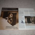 Electro-Voice Interface A Speaker Ad, 3 pgs, RARE 1972