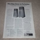 Ohm Walsh 2, Walsh 4 Ad, 1983, specs, Article, RARE!