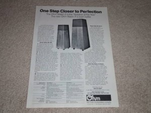 Ohm Walsh 2, Walsh 4 Ad, 1983, specs, Article, RARE!