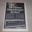 Pioneer SX-440 Receiver Ad, 1969,Article,Specs,RARE!