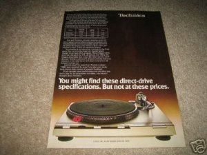 Technics SL-Q3 Turntable Ad from 1980