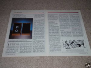 Klipsch KG4, KG-4 Speaker Review, 2 pgs, full test!