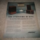 Bose 901,501, and 301 Speakers Ad from 1974,color!