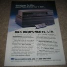 B&K Avp2000,EX4420 Amp, Pre Ad from 1994,High-End!