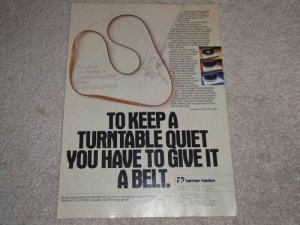 Harman Kardon T series Turntable Ad,1983,Article,Pic