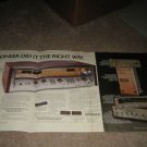 Pioneer SX-780 Receiver Ad from 1979,4 pages! RARE ad!
