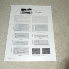 Fisher 500-C, 800-C Receiver Review, 2 pgs, 1964, Specs
