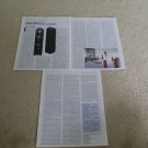 KEF 205 Reference Speaker Review, 3 pgs, 2003,Rare Test
