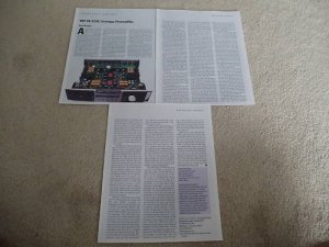 BAT VK-51se Preamp Review, 3 pgs, 2003, Rare Test,Specs