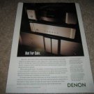 Denon Dp-S1,DA-S1,POA-S1 Amp,CD,Not for Sale! Ad  1994