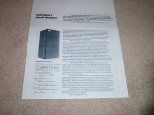 Celestion Ditton 130 Speaker Review, 2 pgs, 1981, SPECS