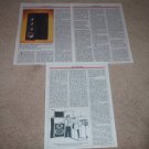 Acoustic Research TSW910 Speaker Review, 1987, 3 pgs