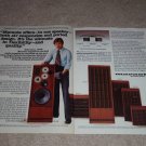 Marantz Speaker Ad,1976,HD-88,77,66,55,44, specs, 2pgs