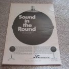 JVC Round Speakers Ad 5303, RARE!, unique speakers!