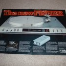 Fisher MT6360 Turntable Ad,2pgs,Beautiful!Computer!
