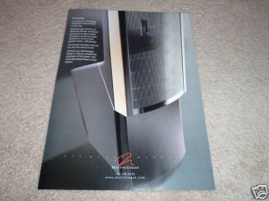 Martin Logan Speaker Ad from 1999, CLS Electrostatic