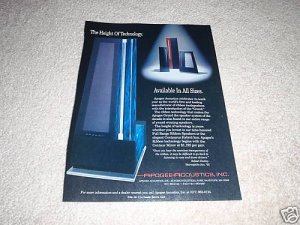 Apogee Acoustics Grand, Centaurus, Ad from 1992, Nice!