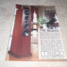 Mission Beasts 767 Speaker Ad from 1990, nice!