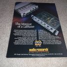 Audio Research LS1 Preamp, SP15 Amp TUBES! Ad from 1990