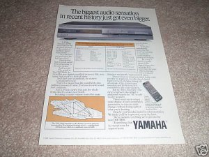 Yamaha DSP-3000 DSP unit Ad from 1988,Super RARE!