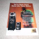 JBL SVA, HLS Series Ad from 1997 1 page, HORNS!