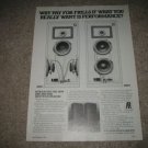 AR AR94,AR93 Ad from 1980,3 woofers! Inside look