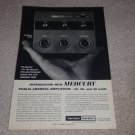 Harman Kardon Mercury Amplifier Ad, 1965, Article, RARE