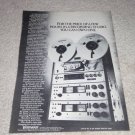 Pioneer RT-2044 Pro Open-Reel Deck Ad,Very Rare! mint
