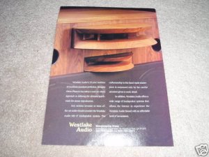 Westlake Audio SM-1F Speaker AD,VERY RARE! 1993