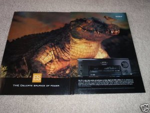 Sony ES Line Ad, DA777es Receiver, 2 pages, from 1999