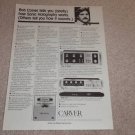 Carver C-4000,C-1, C-9 Sonic Holography Ad, 1981