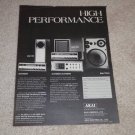 Akai AA-6300,6600,8500, SW-170a Amp, Speaker Ad, 1971