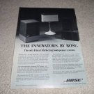 Bose 901, 501, 301 Innovators Speaker AD from 1975