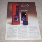Infinity Qa, Quantum Line Source Speaker Ad,1977, Nice!
