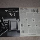 Wharfedale W90 Super Speaker Ad,1962,2 pgs,Article,Spec