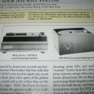 Review- Nitty Gritty,VPI Cleaning Machine 1994, 2 pgs