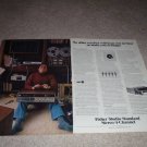 Fisher QUAD 514 Receiver Ad from 1974, 2 pages, article