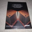 Bose 501 Speaker Ad from 1980, color, 1 page