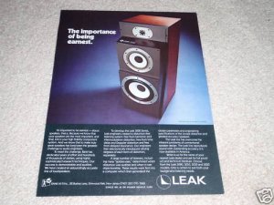 Leak 3080 Speaker Ad,Article,3000 series,RARE!