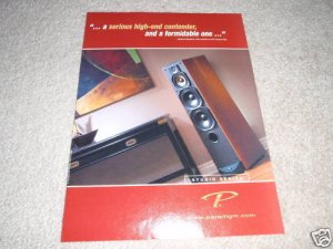 Paradigm Speaker AD from 2002, Studio 100, beautiful!