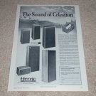 Celestion Ditton 66,10 MkII,15,120,44,25 Ad, 1972,Specs