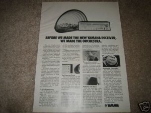 yamaha CR-800 Receiver Ad from 1975