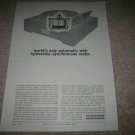 Bejamin Miracord Turntable Ad from 1964