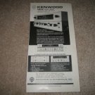 Kenwood KW-55A Receiver Ad from 1965, KW-220,KW-550