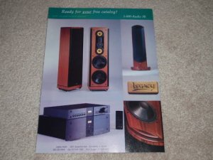 Legacy Whisper, Convergance, Amplifier Ad,1995,Frame it