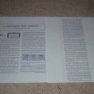 Marantz 7t Preamp Review, 1966, 2 pgs, Full Test, RARE!